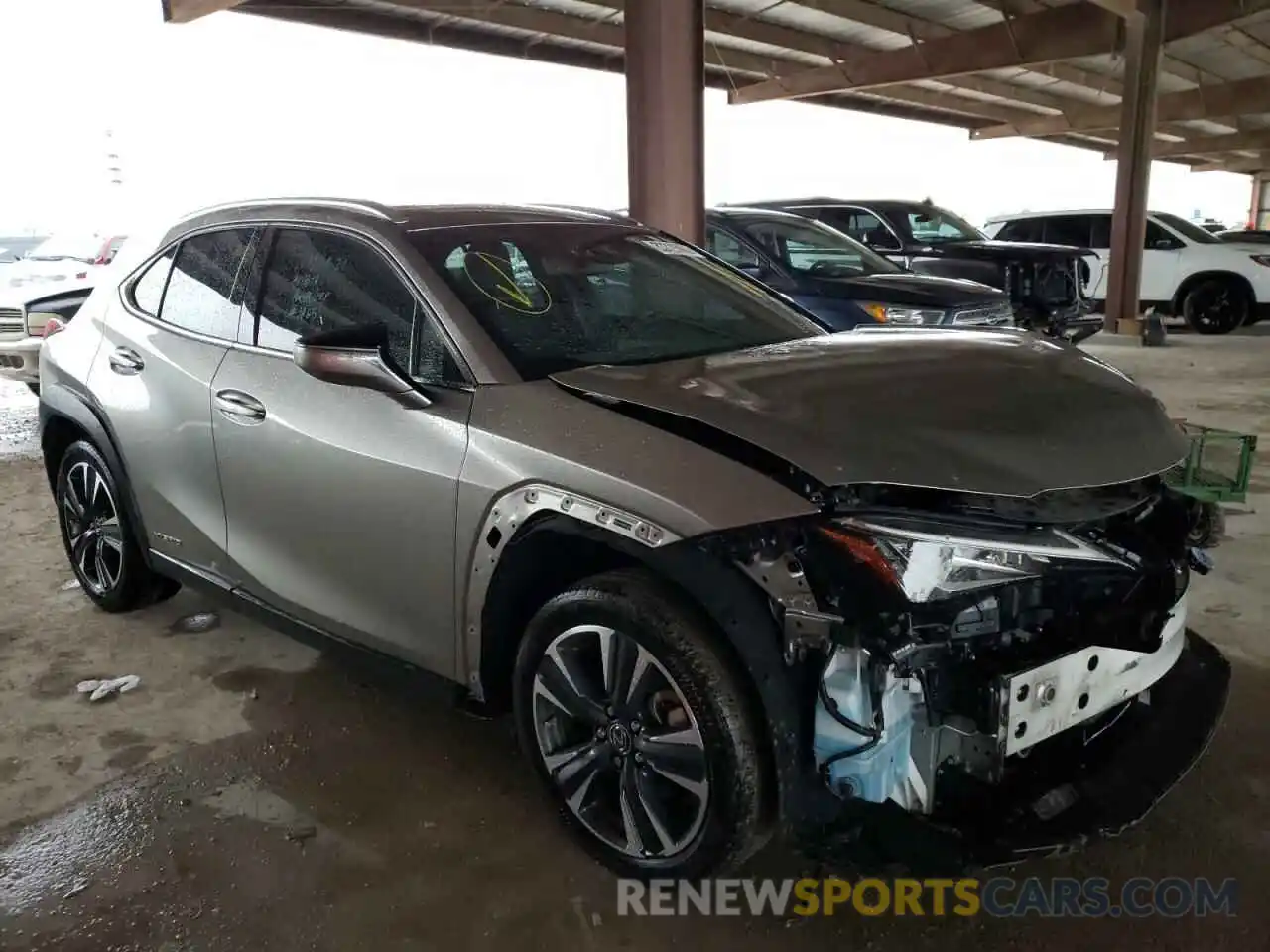 1 Photograph of a damaged car JTHU9JBH5K2013865 LEXUS UX 250H 2019