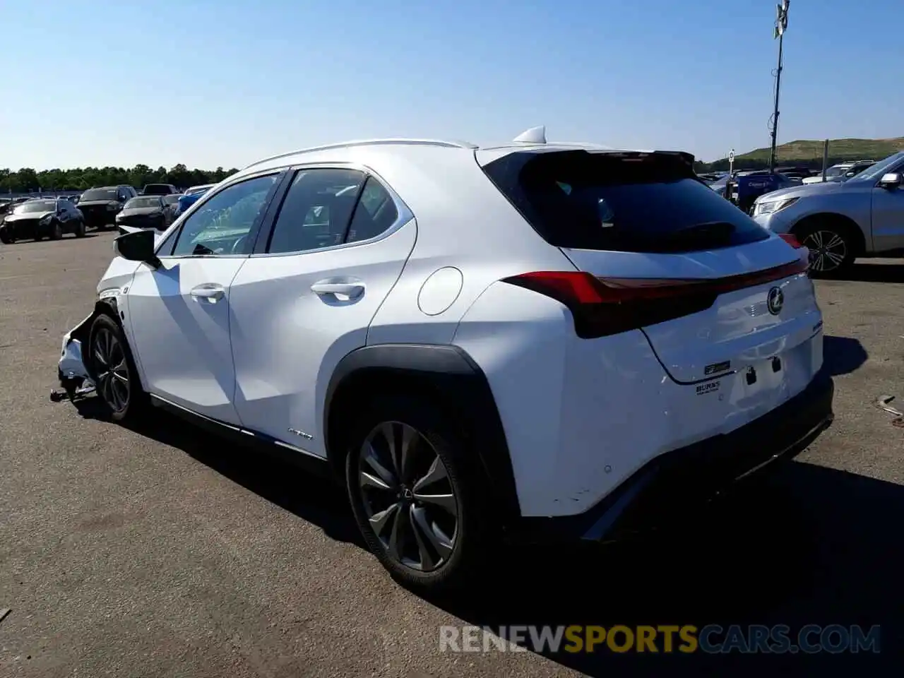 3 Photograph of a damaged car JTHU9JBH6K2011655 LEXUS UX 250H 2019