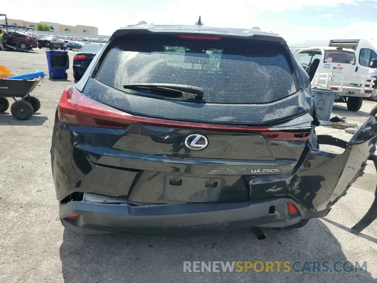 6 Photograph of a damaged car JTHU9JBH6K2016760 LEXUS UX 250H 2019
