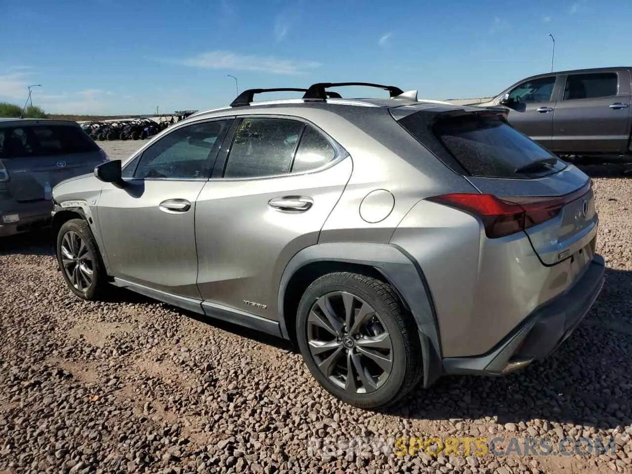 2 Photograph of a damaged car JTHU9JBH6K2019920 LEXUS UX 250H 2019