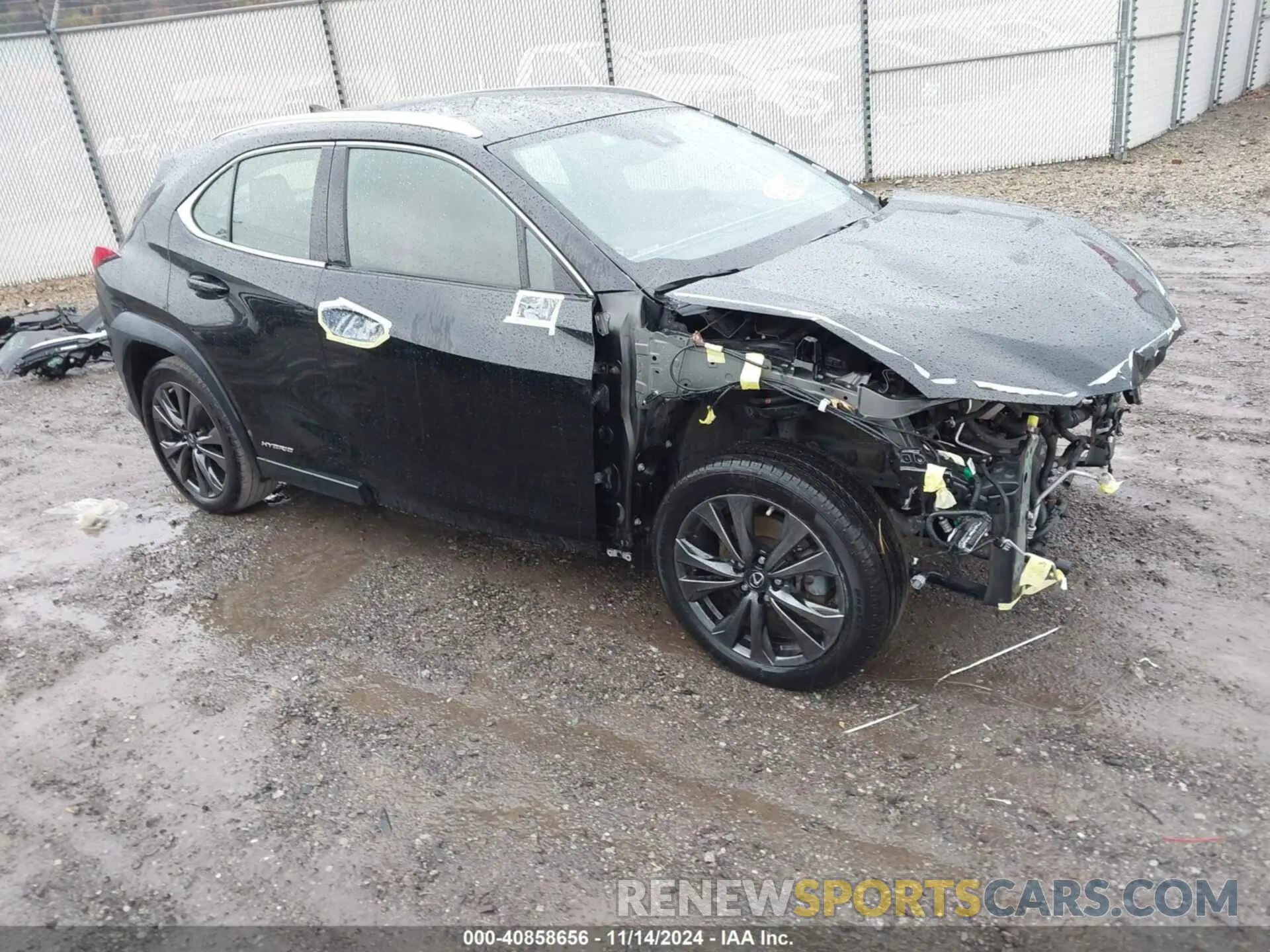 1 Photograph of a damaged car JTHU9JBH7K2002639 LEXUS UX 250H 2019