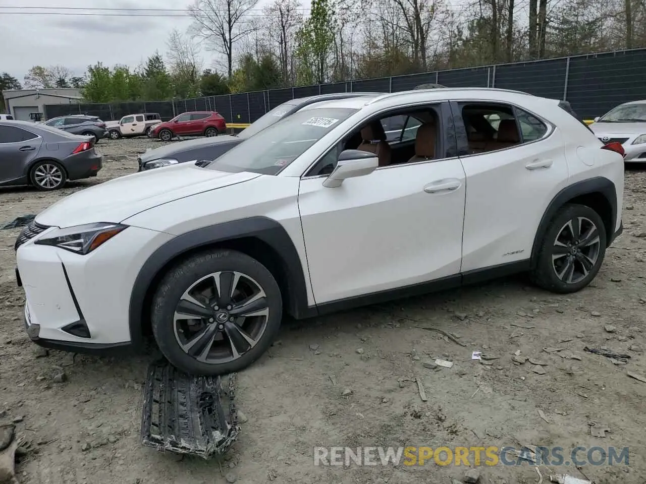 1 Photograph of a damaged car JTHU9JBH7K2008201 LEXUS UX 250H 2019
