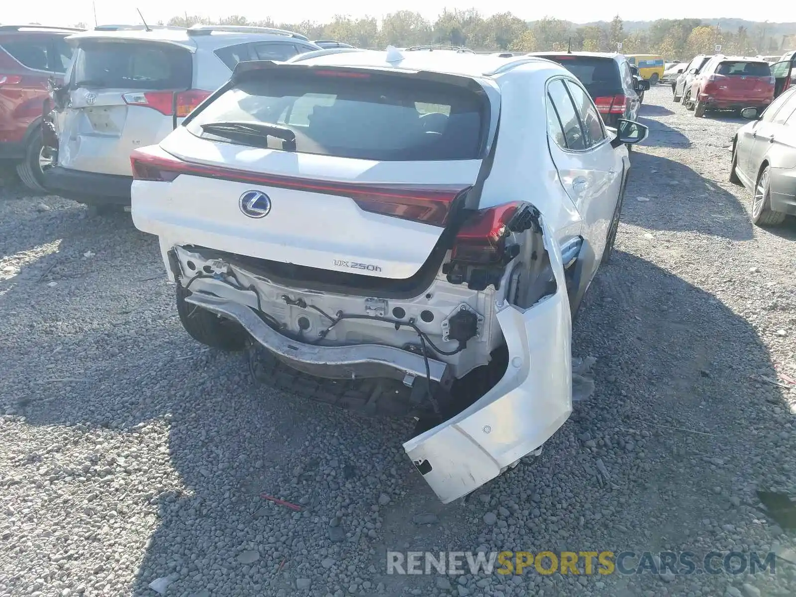 4 Photograph of a damaged car JTHU9JBH7K2009557 LEXUS UX 250H 2019