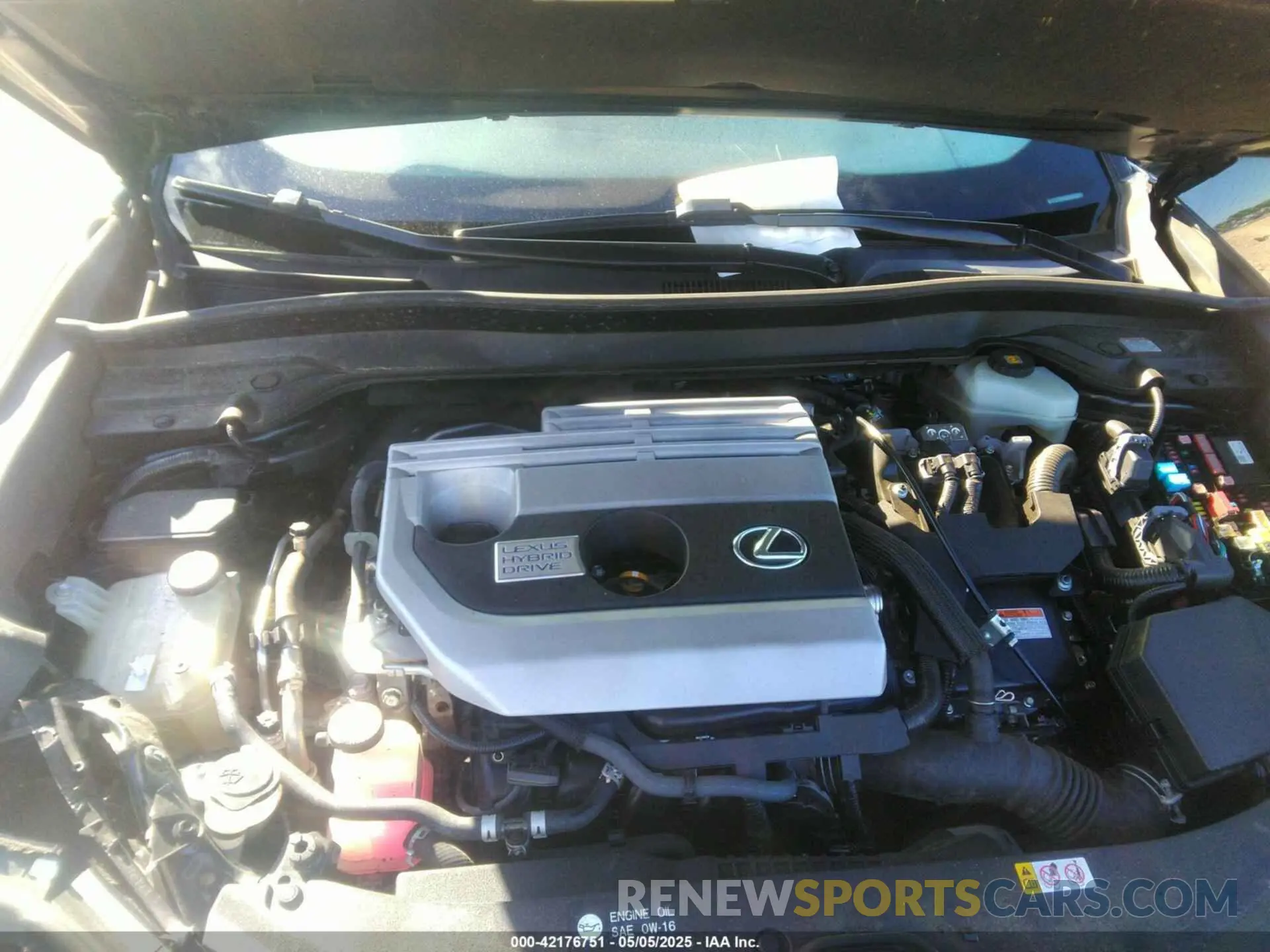 10 Photograph of a damaged car JTHU9JBH7K2012295 LEXUS UX 250H 2019
