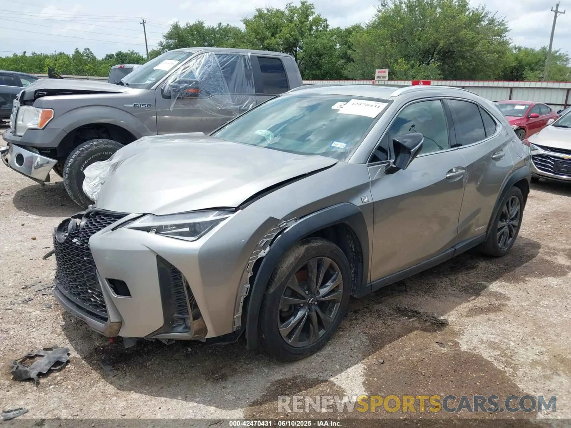 2 Photograph of a damaged car JTHU9JBH7K2012457 LEXUS UX 250H 2019
