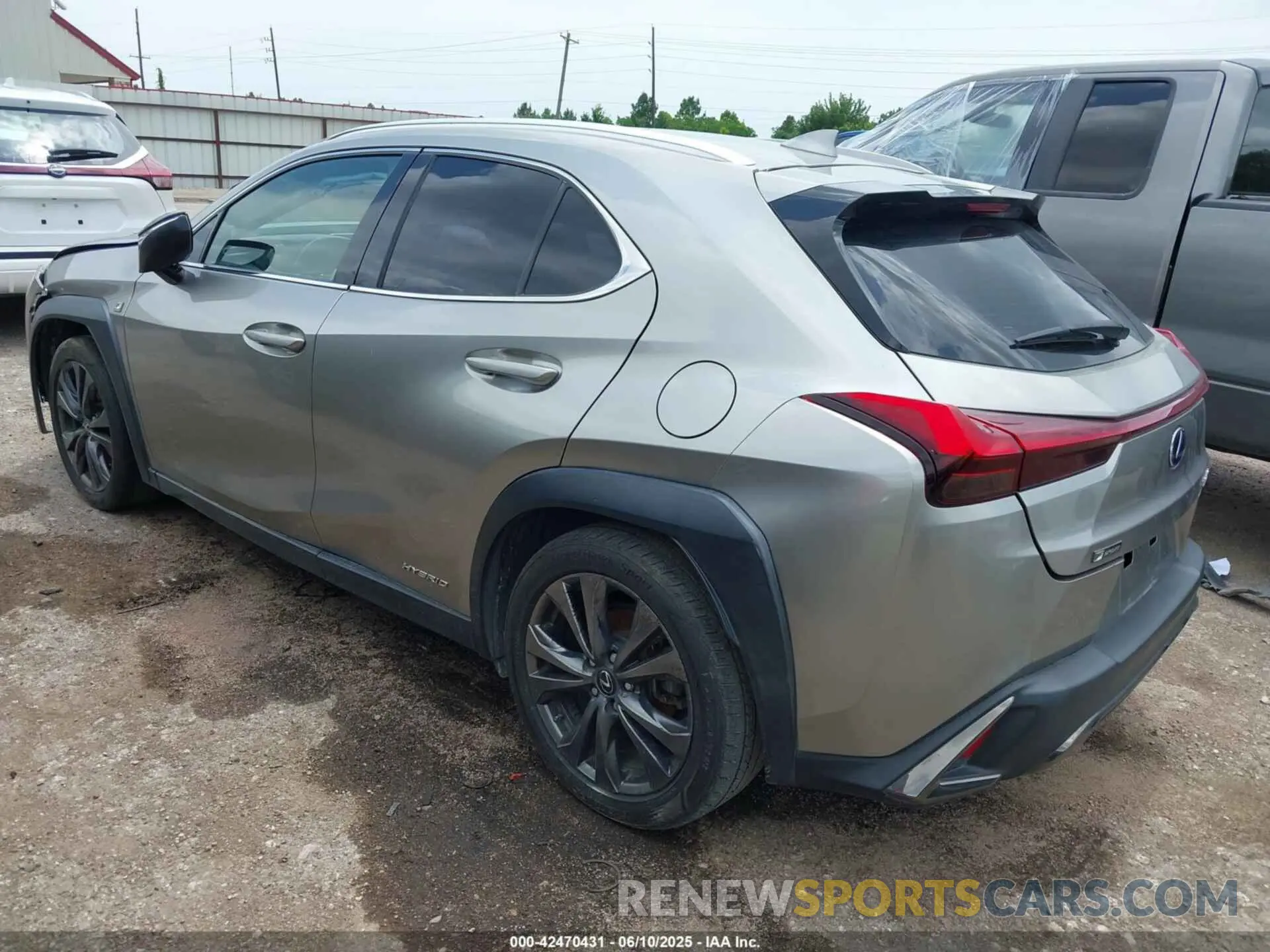 3 Photograph of a damaged car JTHU9JBH7K2012457 LEXUS UX 250H 2019