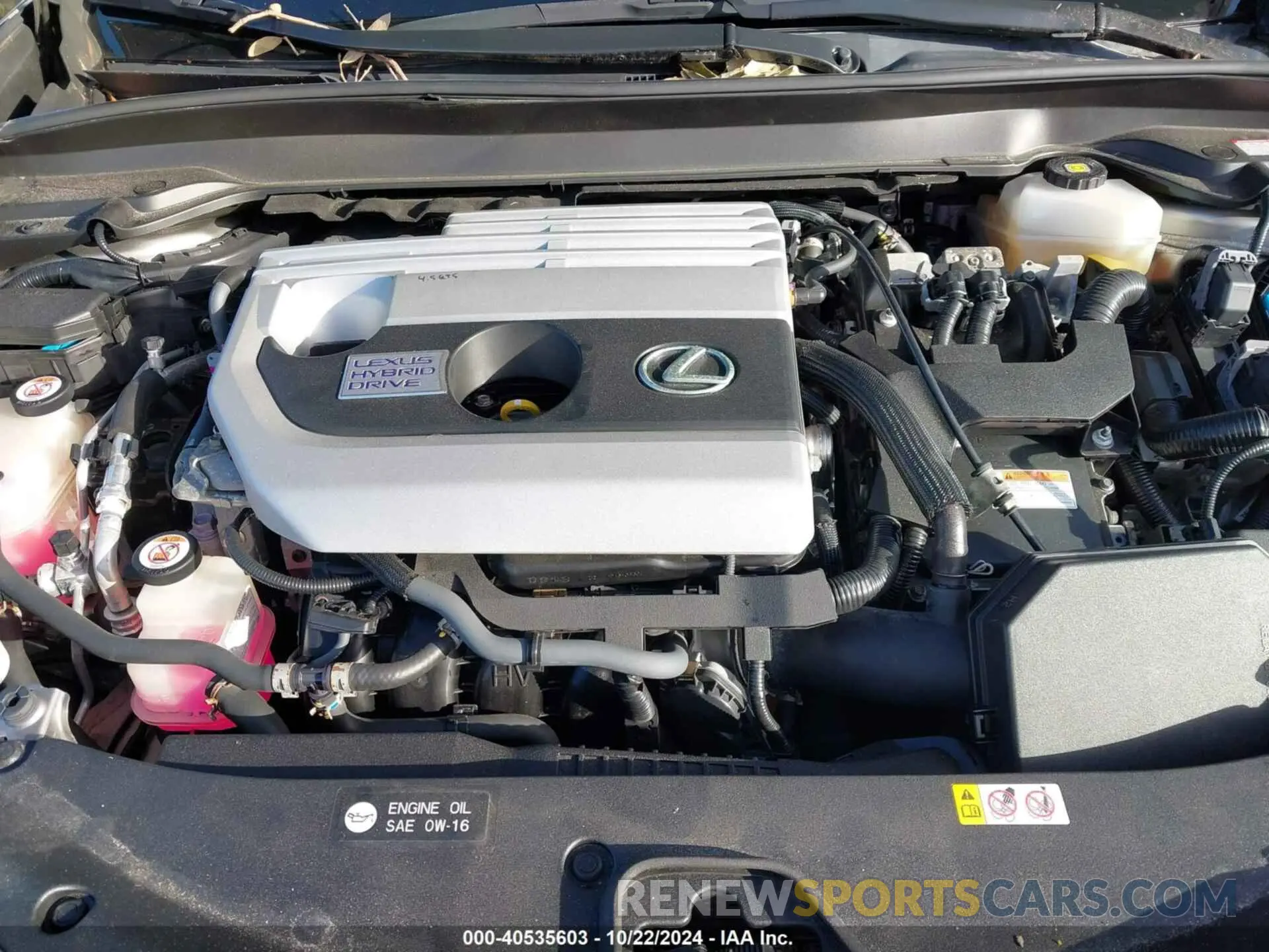 10 Photograph of a damaged car JTHU9JBH7K2017285 LEXUS UX 250H 2019