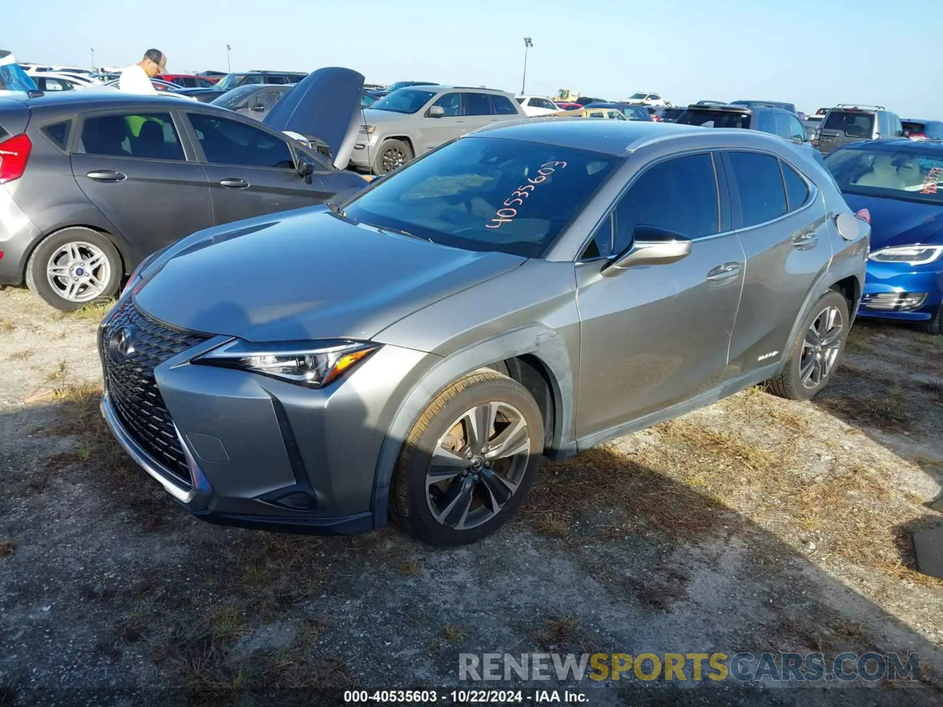 2 Photograph of a damaged car JTHU9JBH7K2017285 LEXUS UX 250H 2019