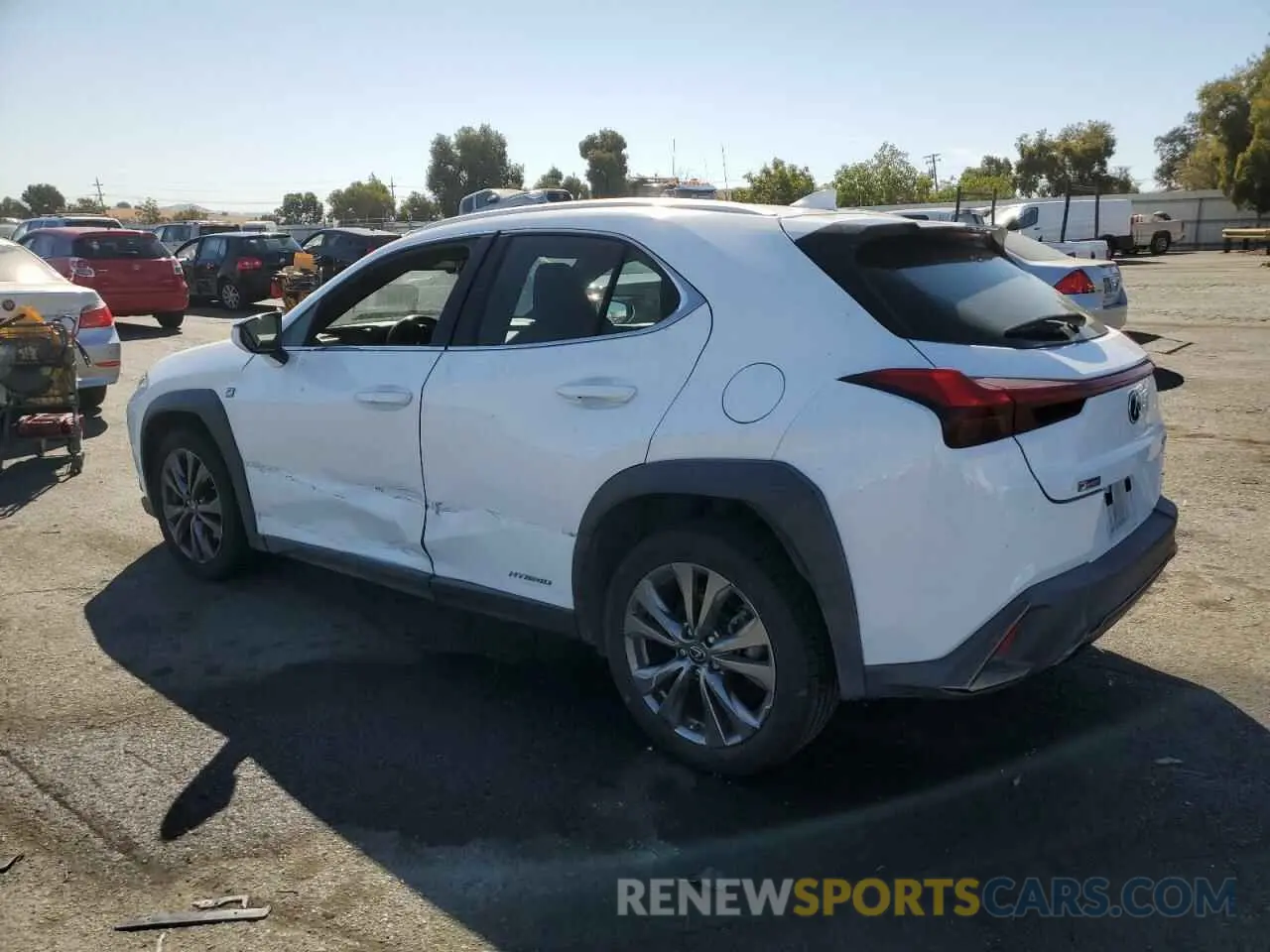 2 Photograph of a damaged car JTHU9JBH7K2018470 LEXUS UX 250H 2019
