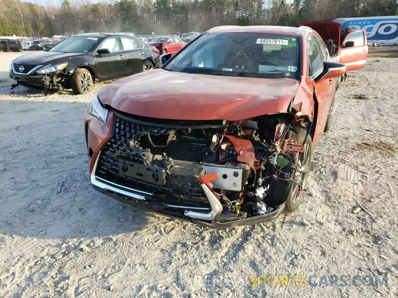 9 Photograph of a damaged car JTHU9JBH8K2003587 LEXUS UX 250H 2019