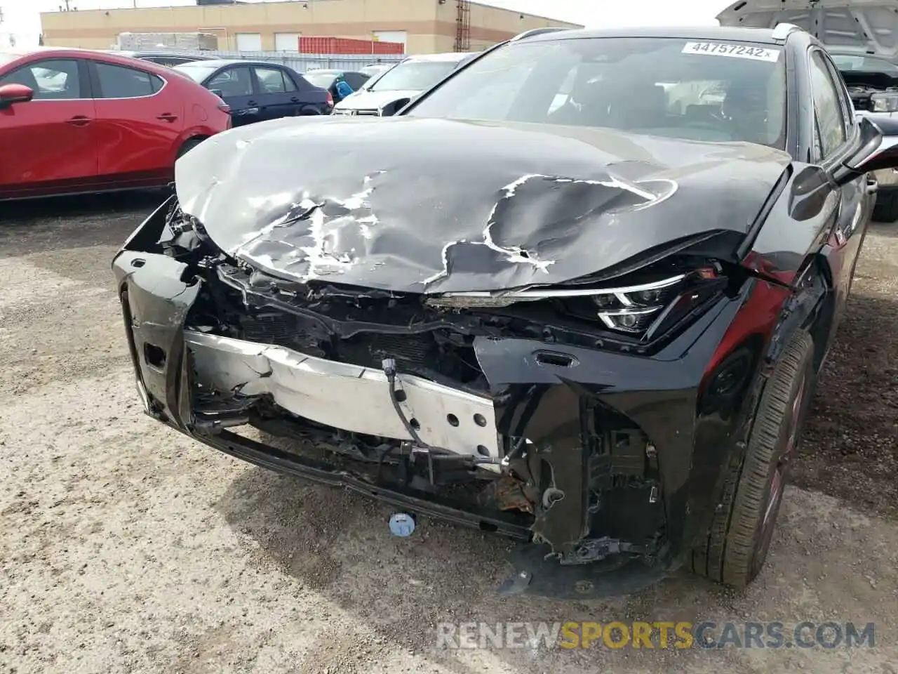 9 Photograph of a damaged car JTHU9JBH8K2016226 LEXUS UX 250H 2019