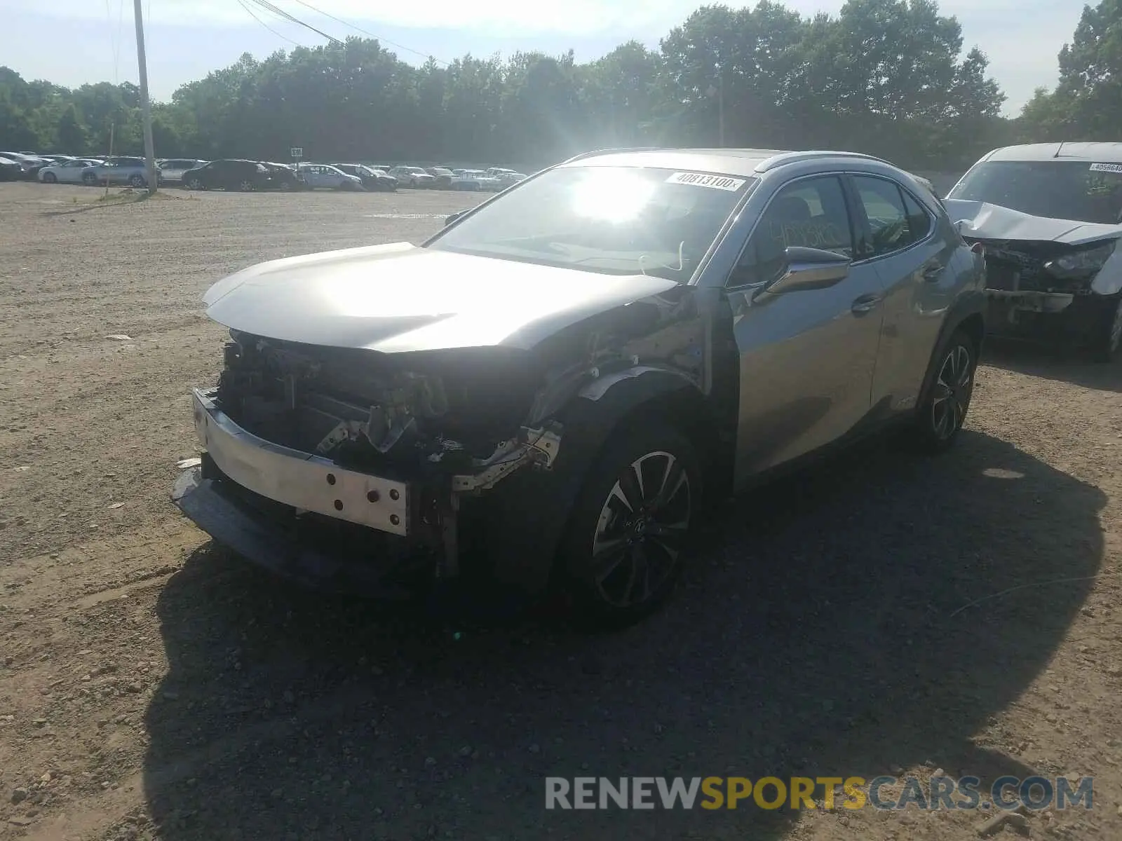 2 Photograph of a damaged car JTHU9JBH8K2018297 LEXUS UX 250H 2019