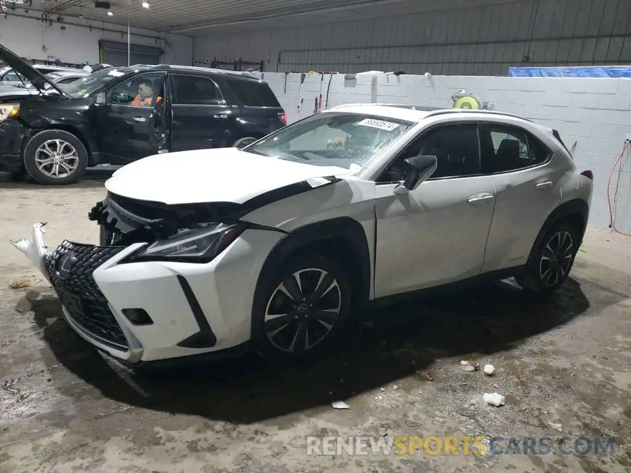 1 Photograph of a damaged car JTHU9JBH8K2018798 LEXUS UX 250H 2019