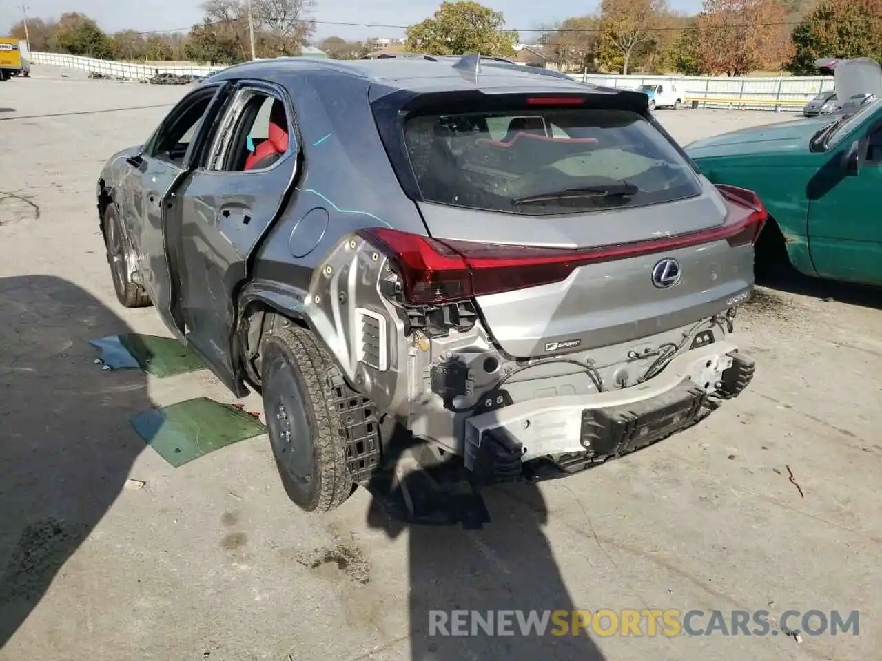 3 Photograph of a damaged car JTHU9JBH9K2002500 LEXUS UX 250H 2019