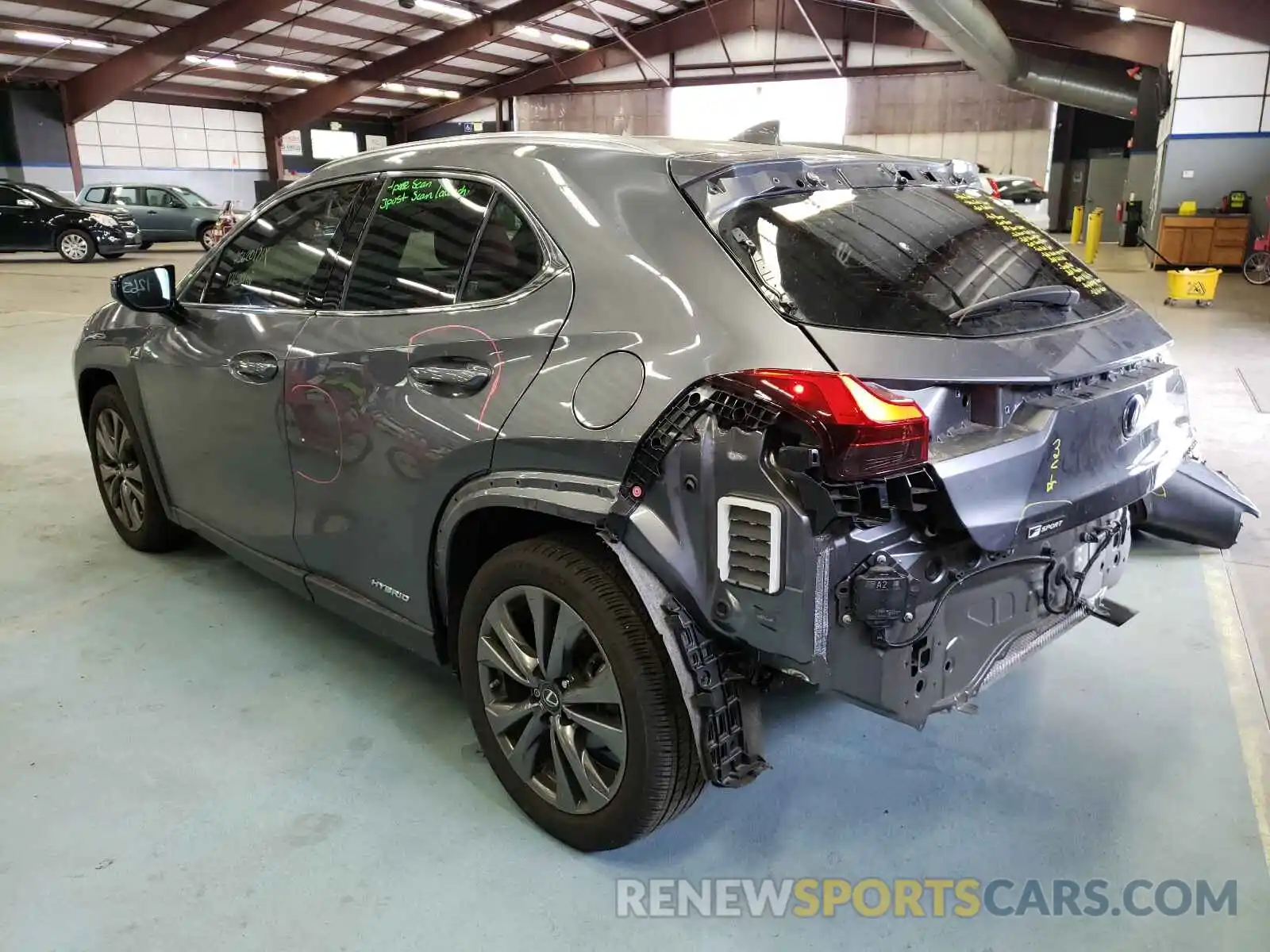 3 Photograph of a damaged car JTHU9JBH9K2003968 LEXUS UX 250H 2019