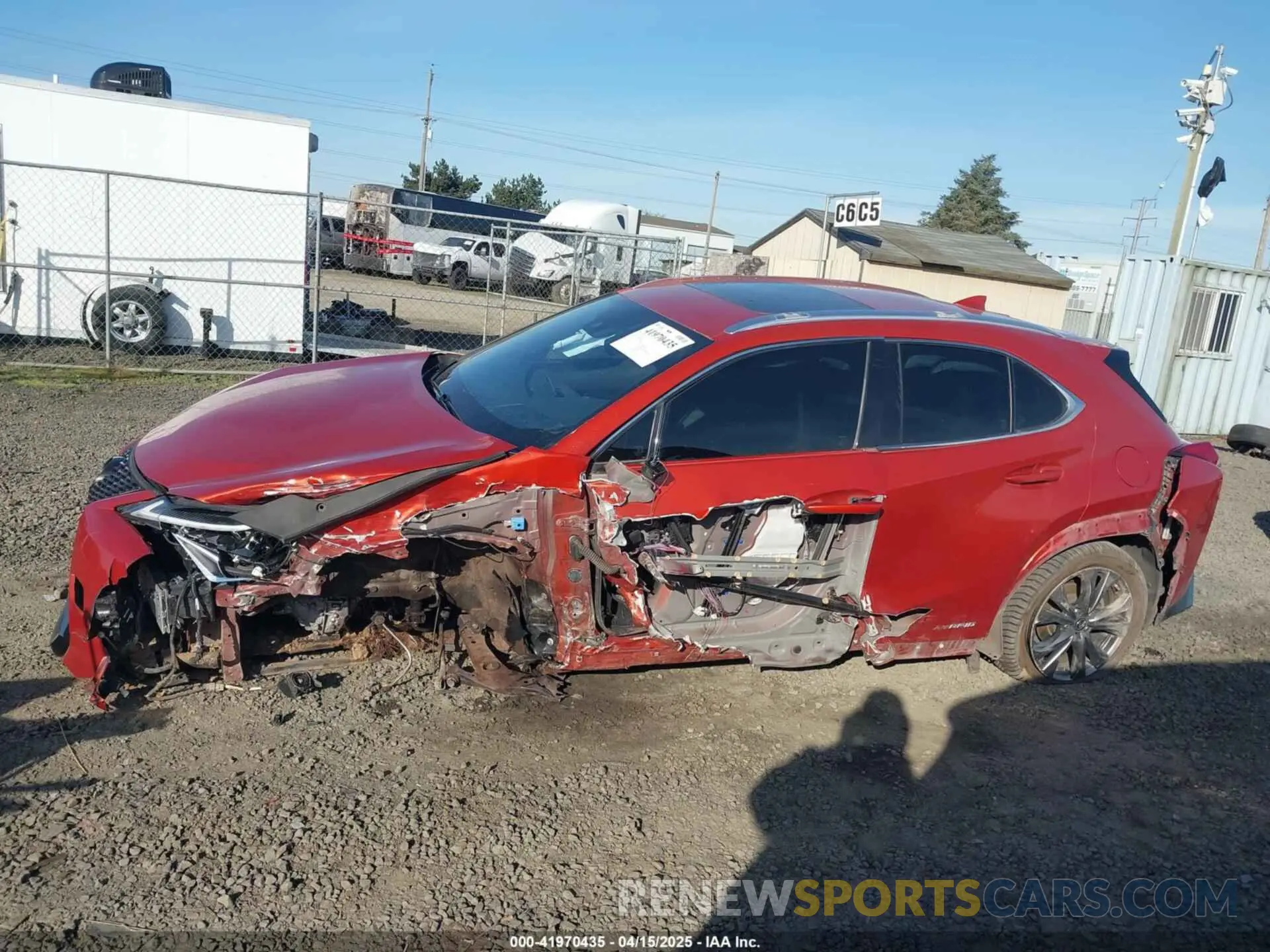 14 Photograph of a damaged car JTHU9JBH9K2004540 LEXUS UX 250H 2019