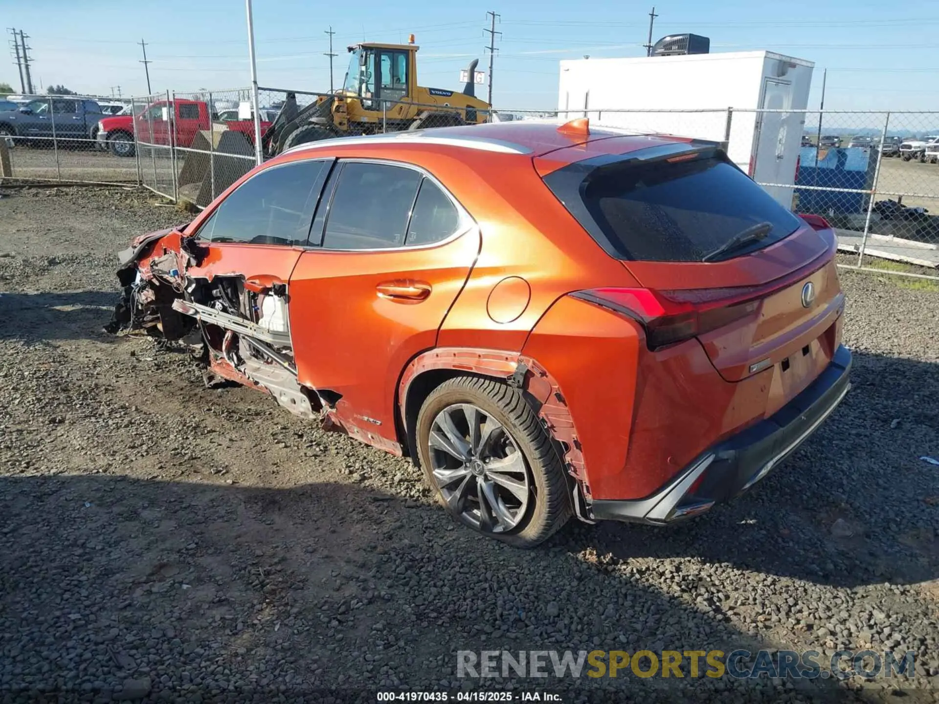 3 Photograph of a damaged car JTHU9JBH9K2004540 LEXUS UX 250H 2019