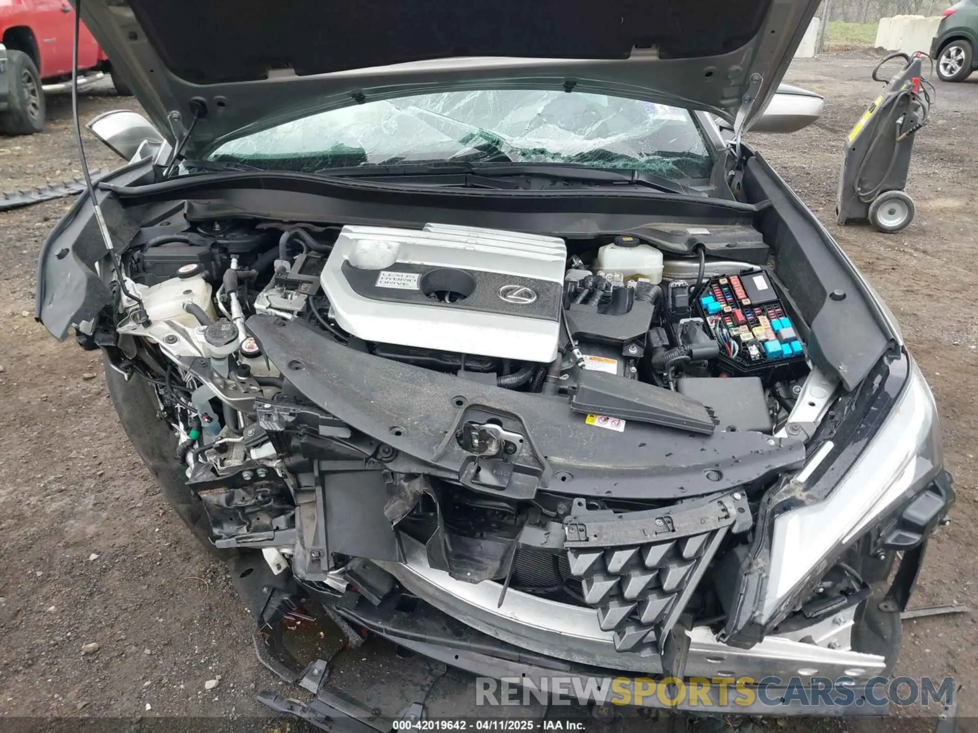 10 Photograph of a damaged car JTHU9JBH9K2008345 LEXUS UX 250H 2019