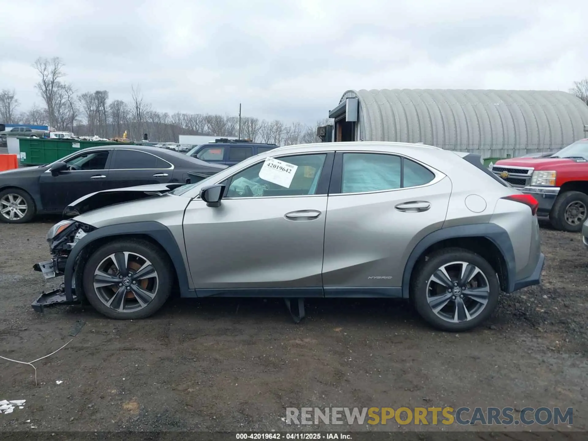 13 Photograph of a damaged car JTHU9JBH9K2008345 LEXUS UX 250H 2019