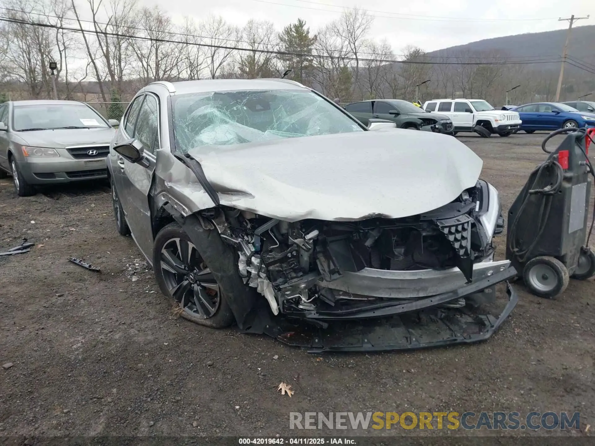 6 Photograph of a damaged car JTHU9JBH9K2008345 LEXUS UX 250H 2019