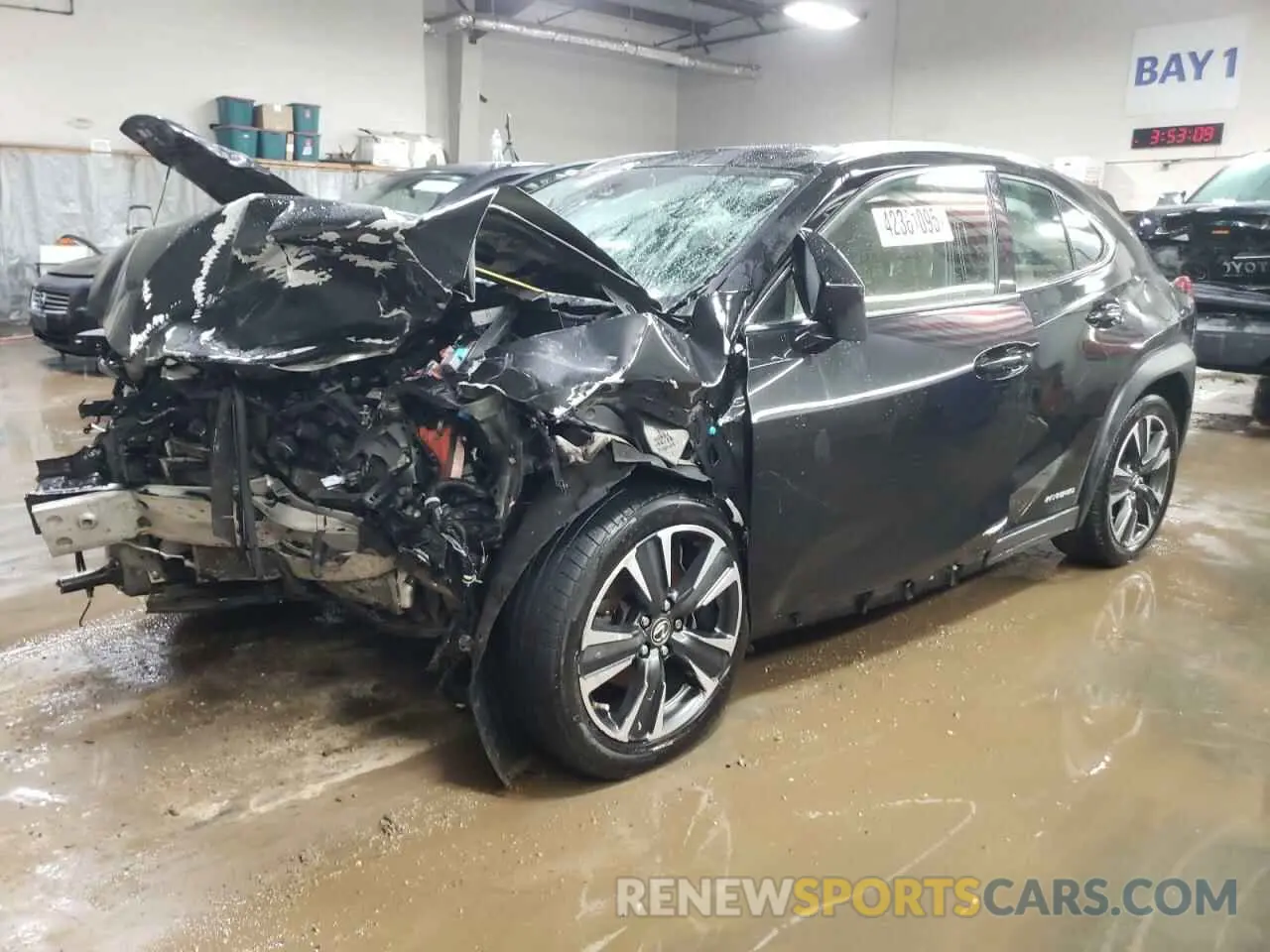 1 Photograph of a damaged car JTHU9JBH9K2009009 LEXUS UX 250H 2019