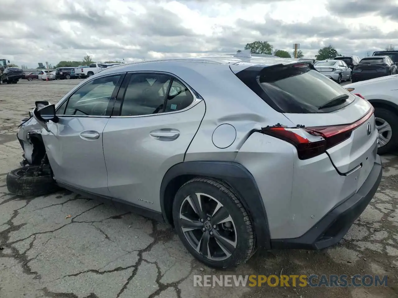 2 Photograph of a damaged car JTHU9JBH9K2017871 LEXUS UX 250H 2019