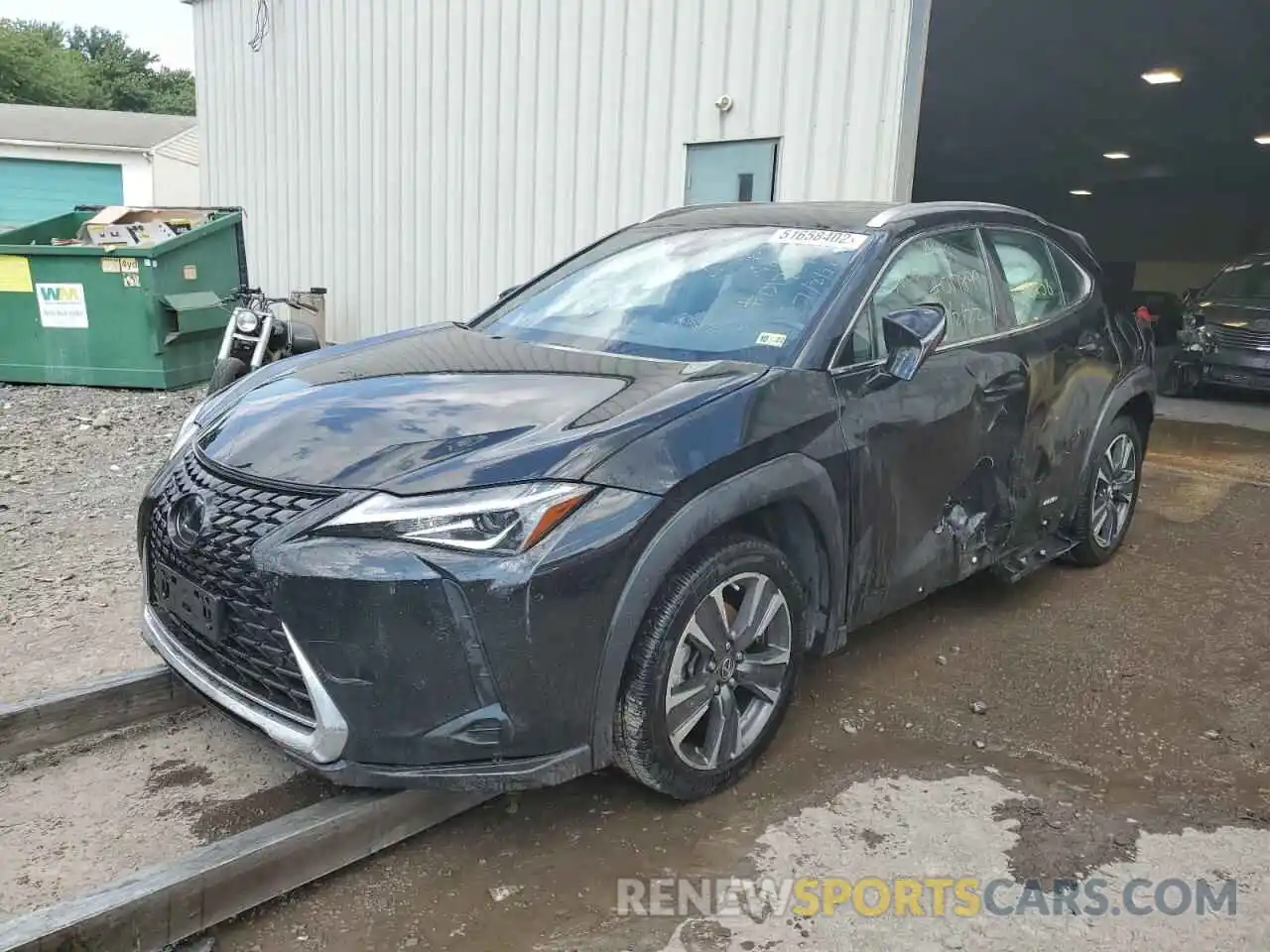 2 Photograph of a damaged car JTHU9JBH9K2017899 LEXUS UX 250H 2019