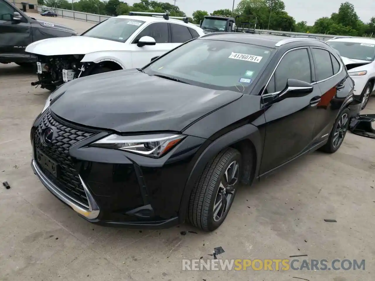 2 Photograph of a damaged car JTHU9JBHXK2009505 LEXUS UX 250H 2019