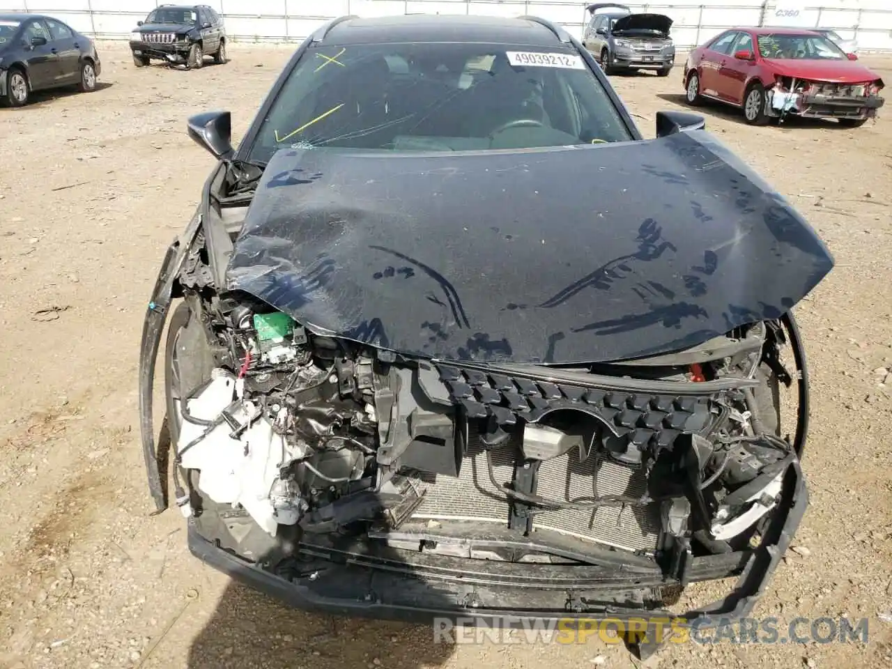 9 Photograph of a damaged car JTHU9JBHXK2015367 LEXUS UX 250H 2019