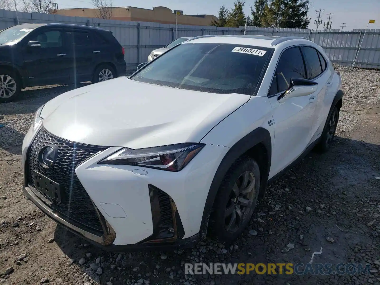 2 Photograph of a damaged car JTHU9JBHXK2017572 LEXUS UX 250H 2019