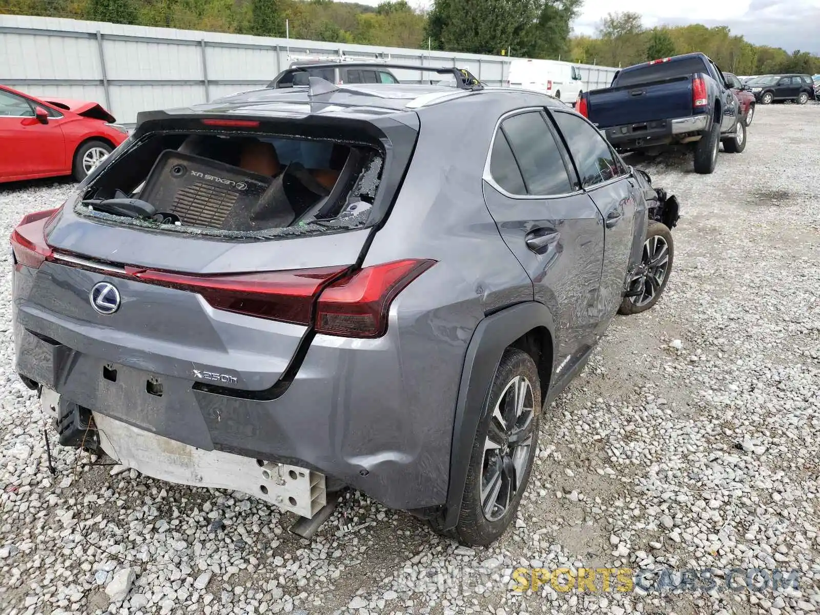 4 Photograph of a damaged car JTHU9JBHXK2018236 LEXUS UX 250H 2019