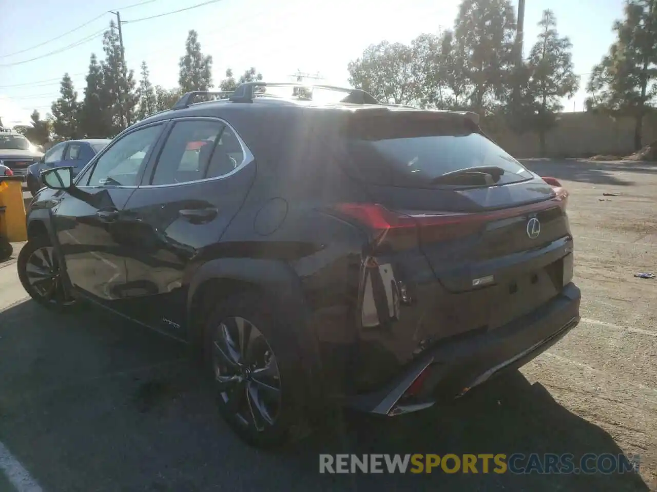 3 Photograph of a damaged car JTHE9JBH0L2032698 LEXUS UX 250H 2020