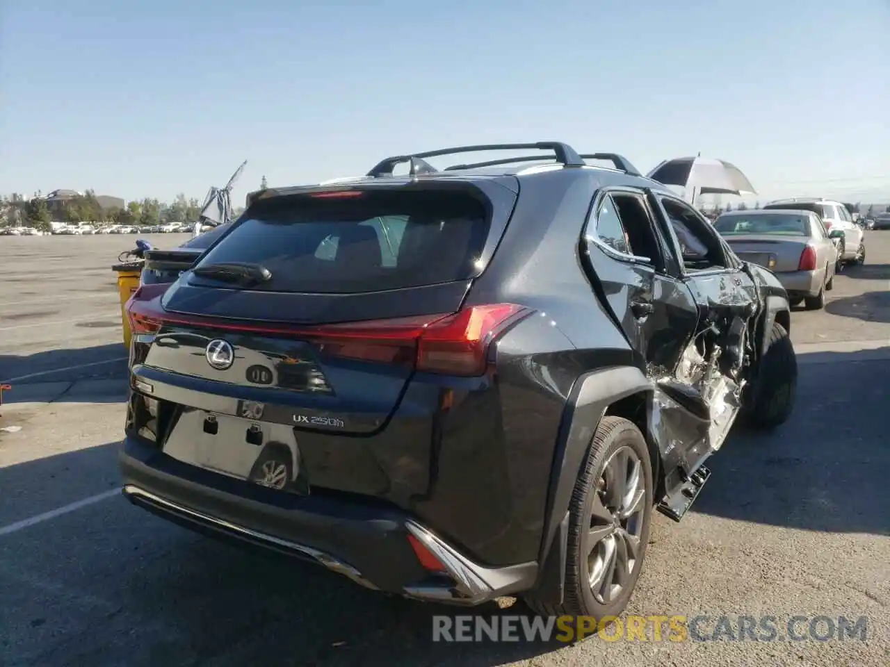 4 Photograph of a damaged car JTHE9JBH0L2032698 LEXUS UX 250H 2020