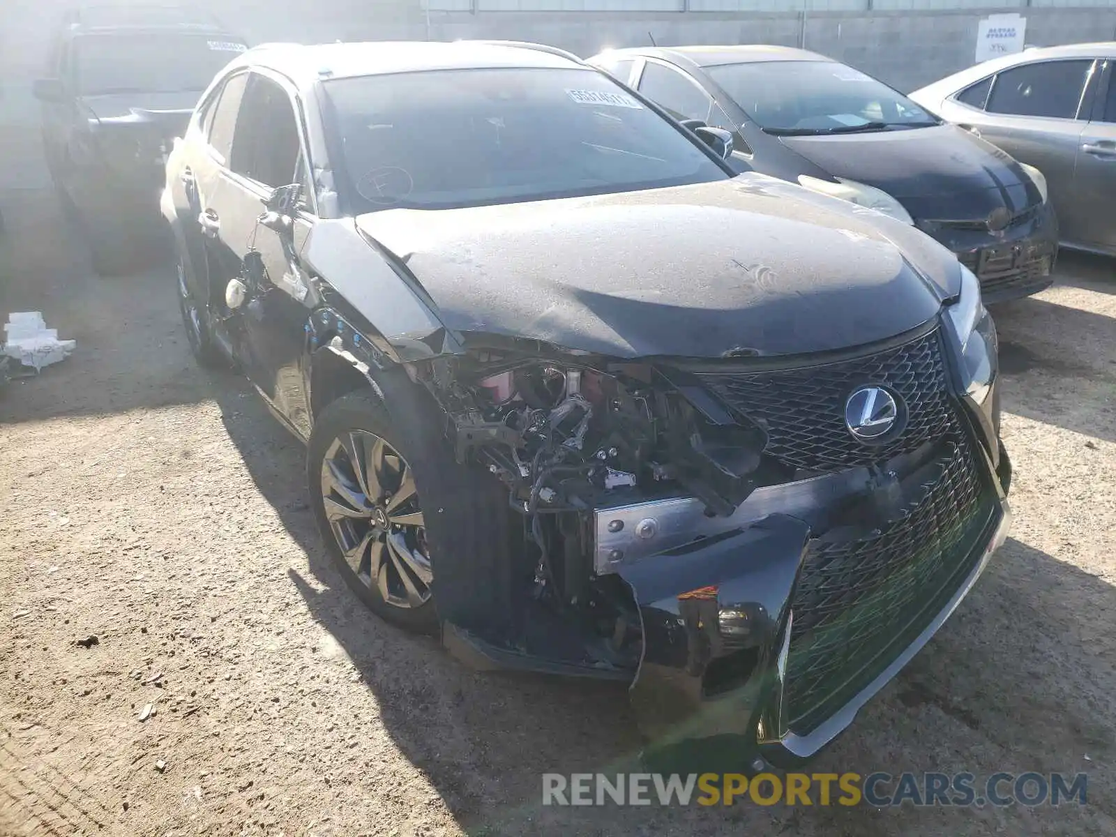 1 Photograph of a damaged car JTHE9JBH1L2032323 LEXUS UX 250H 2020