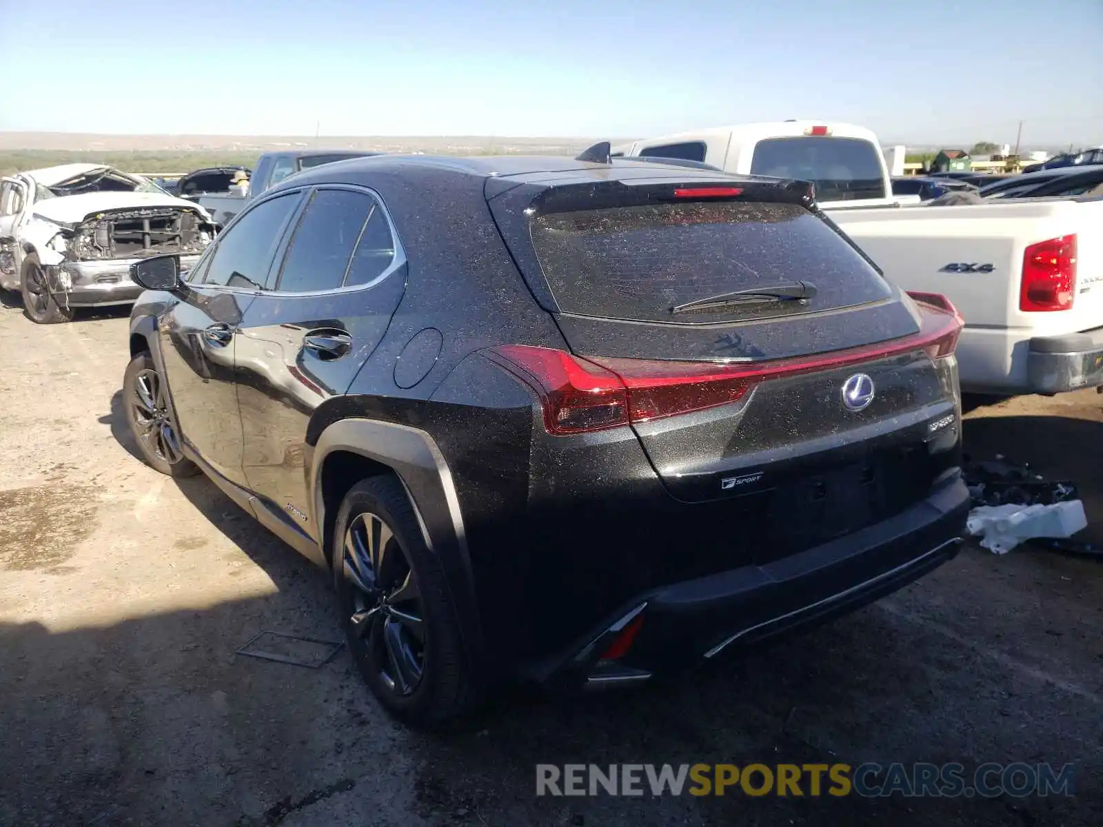 3 Photograph of a damaged car JTHE9JBH1L2032323 LEXUS UX 250H 2020