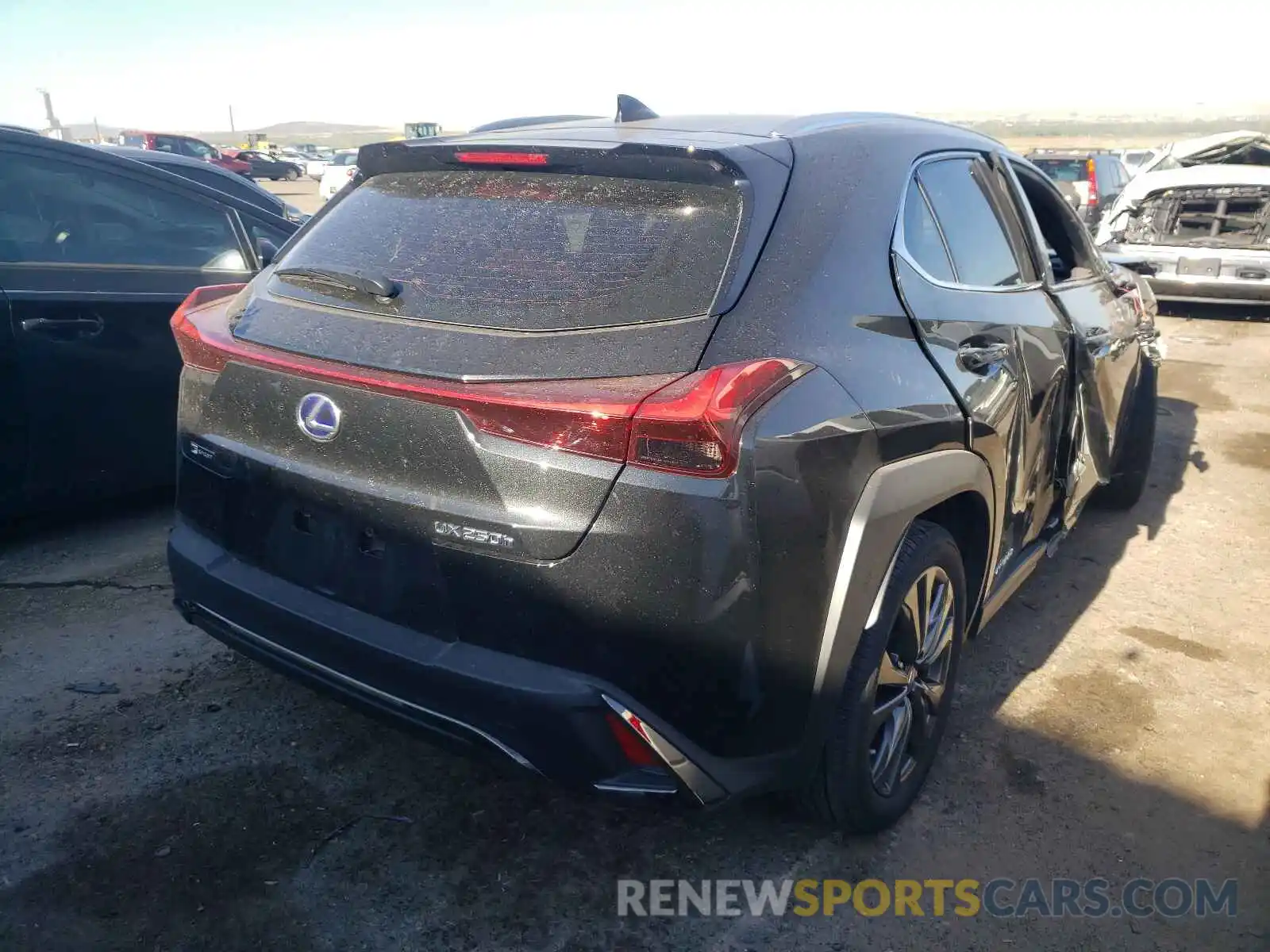 4 Photograph of a damaged car JTHE9JBH1L2032323 LEXUS UX 250H 2020