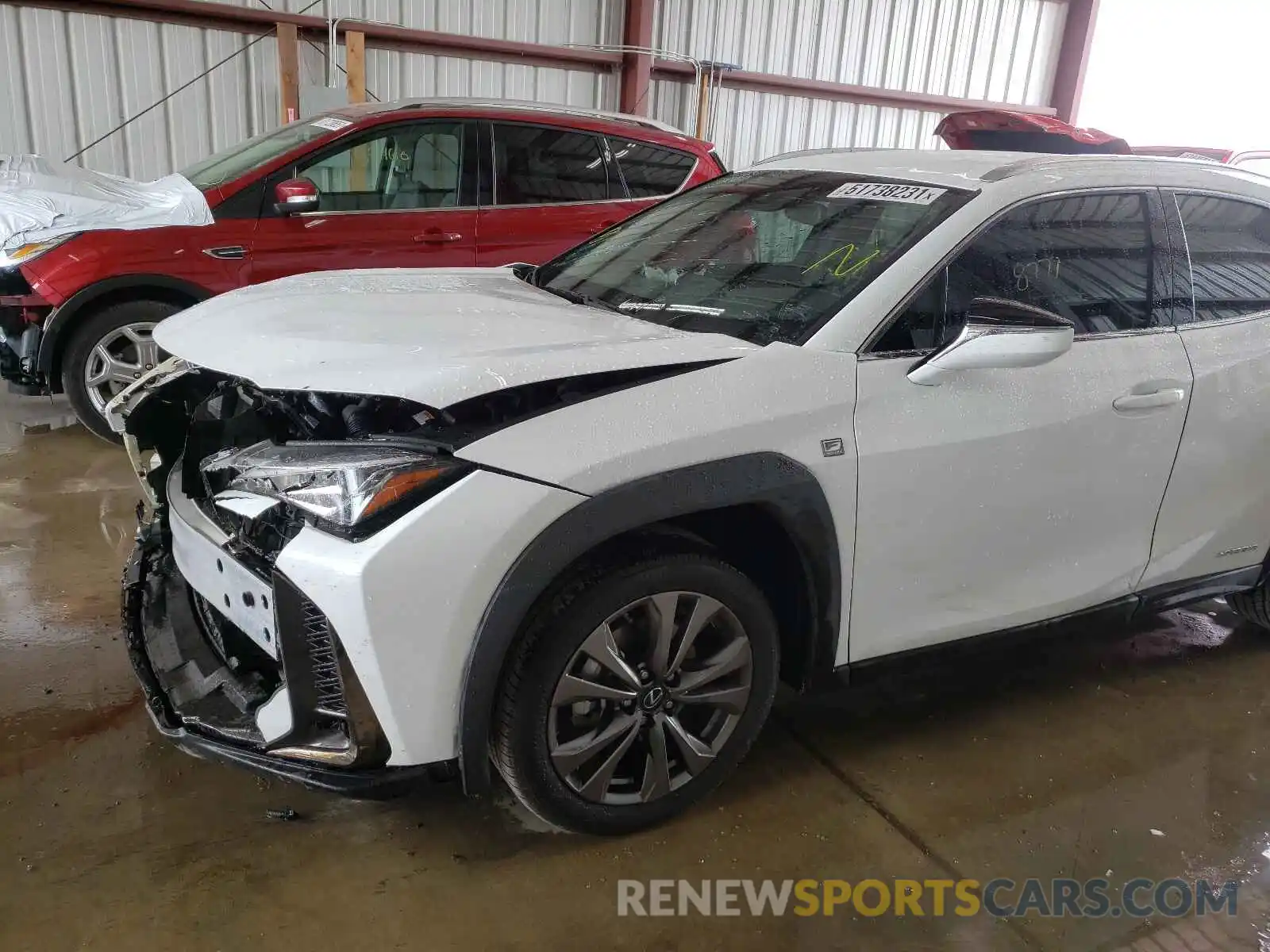 9 Photograph of a damaged car JTHE9JBH1L2034203 LEXUS UX 250H 2020