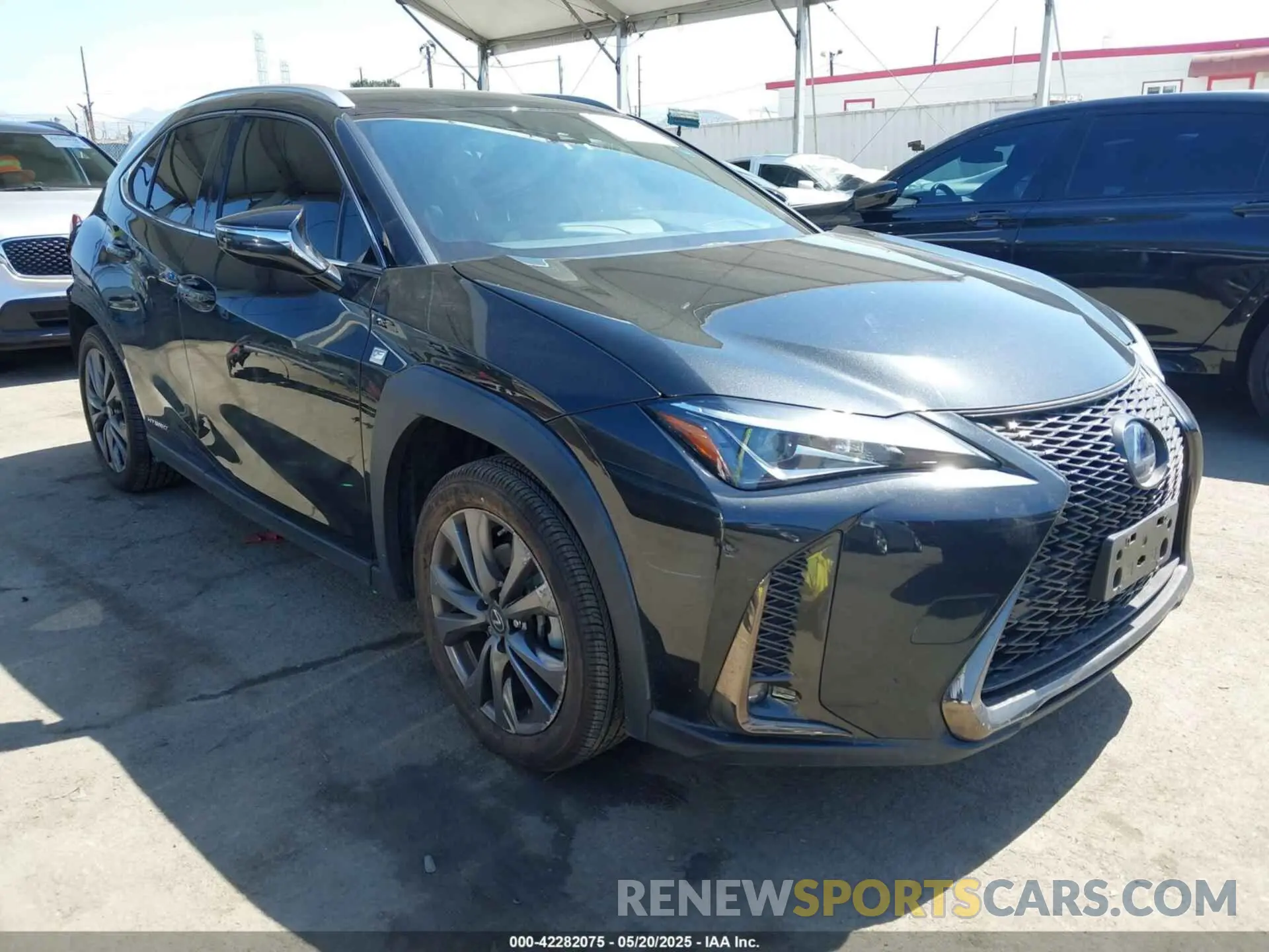 1 Photograph of a damaged car JTHE9JBH3L2031805 LEXUS UX 250H 2020