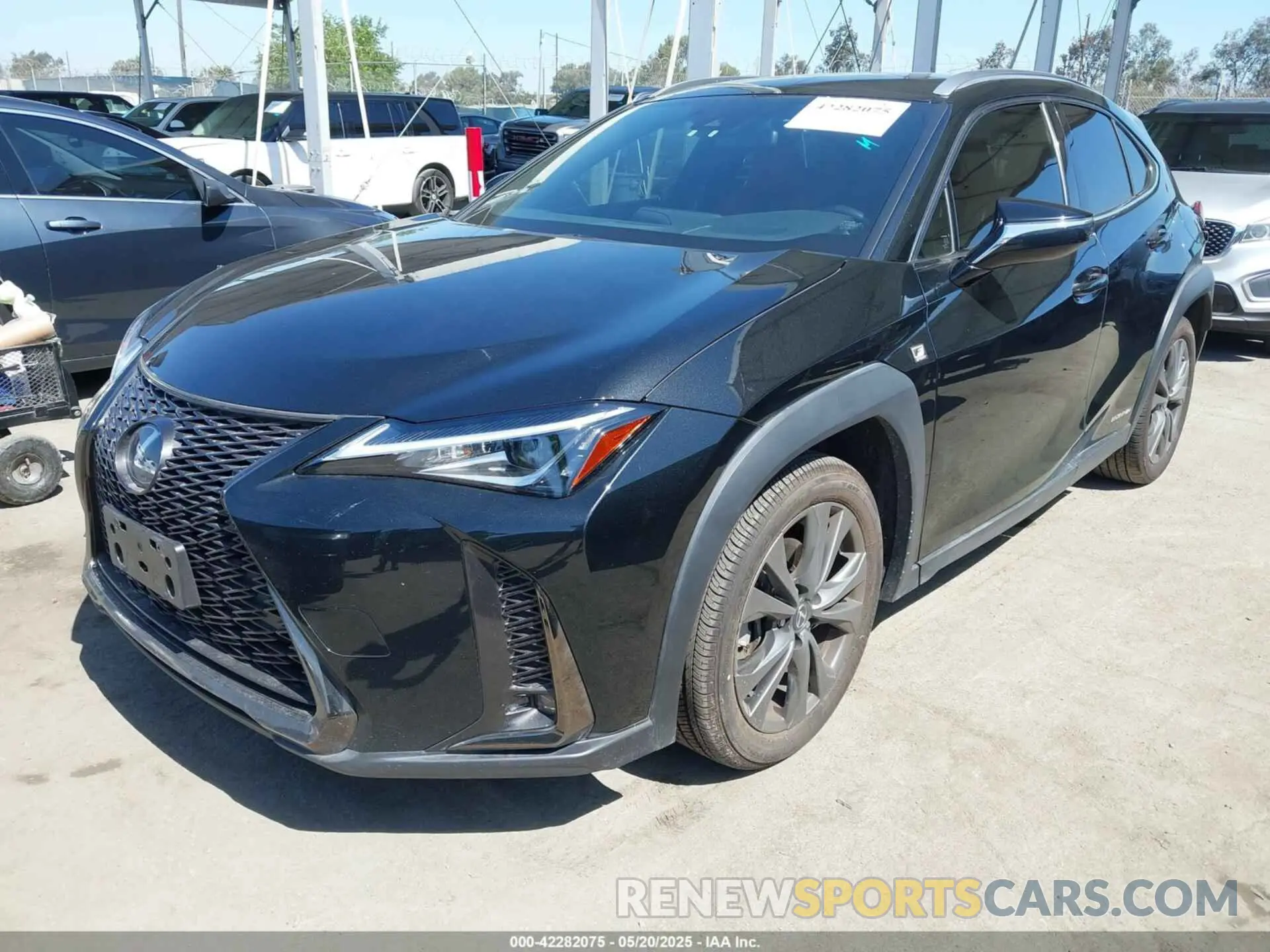 2 Photograph of a damaged car JTHE9JBH3L2031805 LEXUS UX 250H 2020