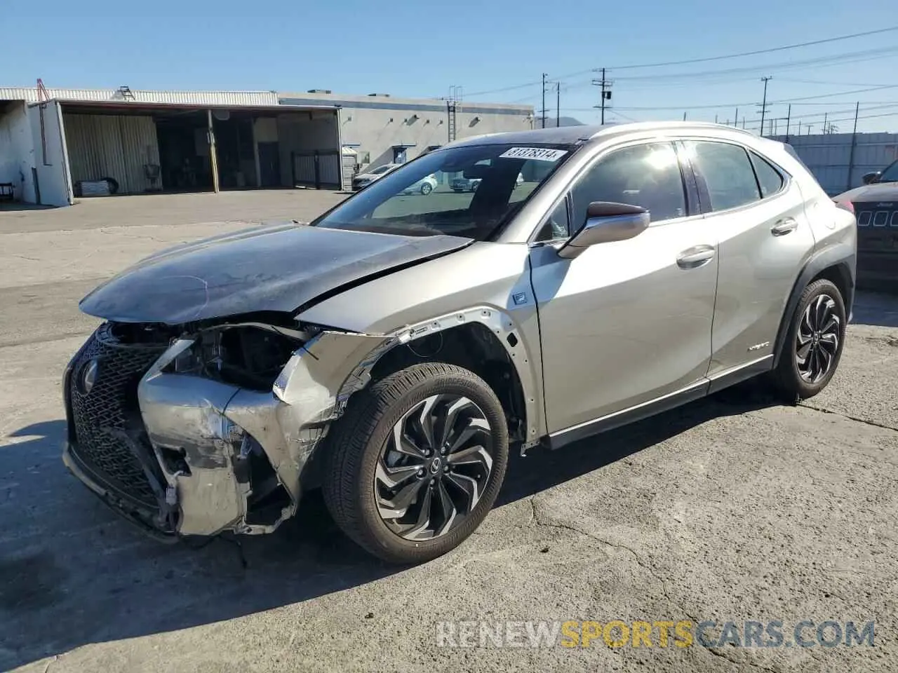 1 Photograph of a damaged car JTHE9JBH5L2035631 LEXUS UX 250H 2020