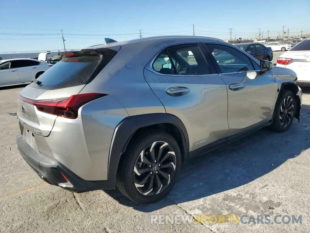 3 Photograph of a damaged car JTHE9JBH5L2035631 LEXUS UX 250H 2020