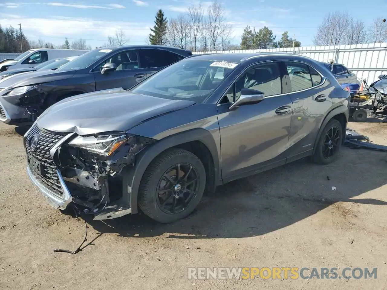 1 Photograph of a damaged car JTHL9JBH3L2032377 LEXUS UX 250H 2020