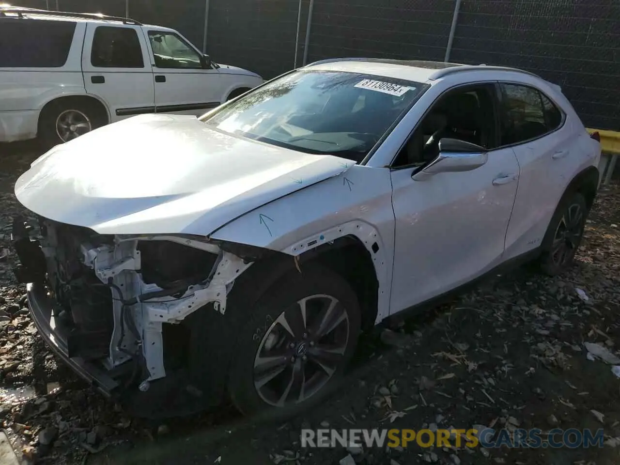 1 Photograph of a damaged car JTHP9JBH1L2020200 LEXUS UX 250H 2020