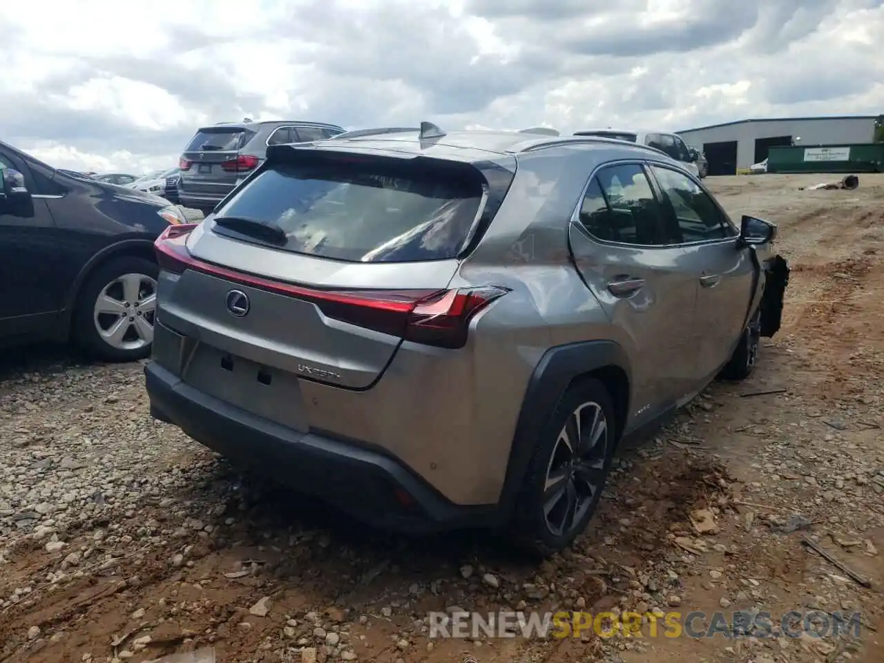 4 Photograph of a damaged car JTHP9JBH2L2028953 LEXUS UX 250H 2020