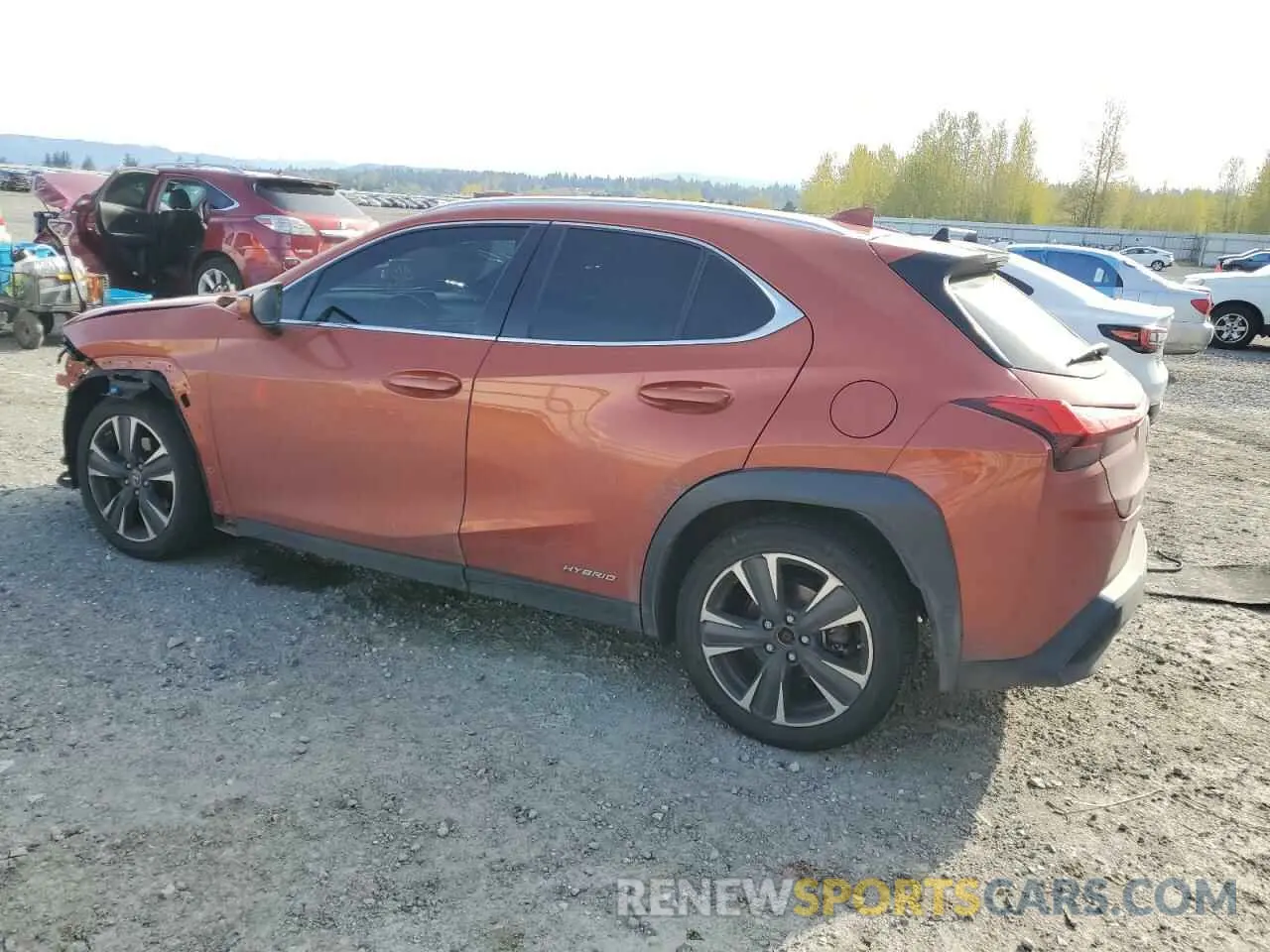 2 Photograph of a damaged car JTHP9JBH4L2022331 LEXUS UX 250H 2020
