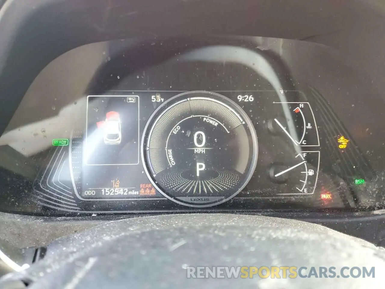 9 Photograph of a damaged car JTHP9JBH4L2022331 LEXUS UX 250H 2020
