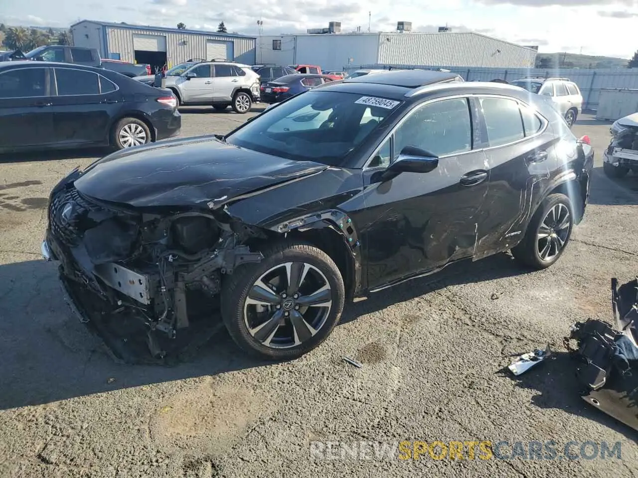 1 Photograph of a damaged car JTHP9JBH4L2025441 LEXUS UX 250H 2020