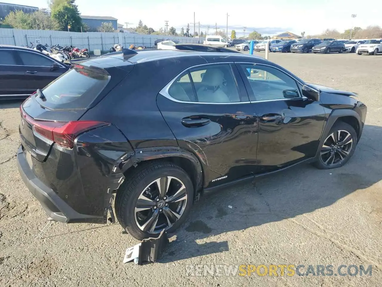 3 Photograph of a damaged car JTHP9JBH4L2025441 LEXUS UX 250H 2020