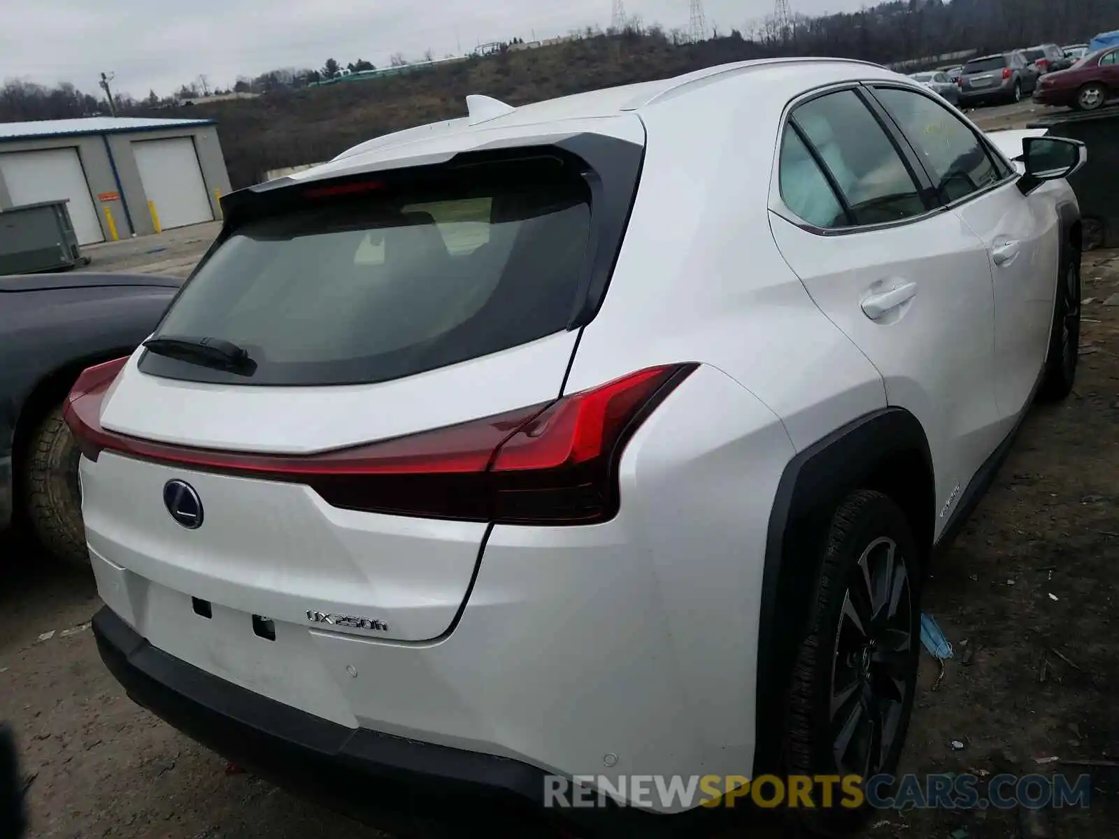 4 Photograph of a damaged car JTHP9JBH4L2028663 LEXUS UX 250H 2020