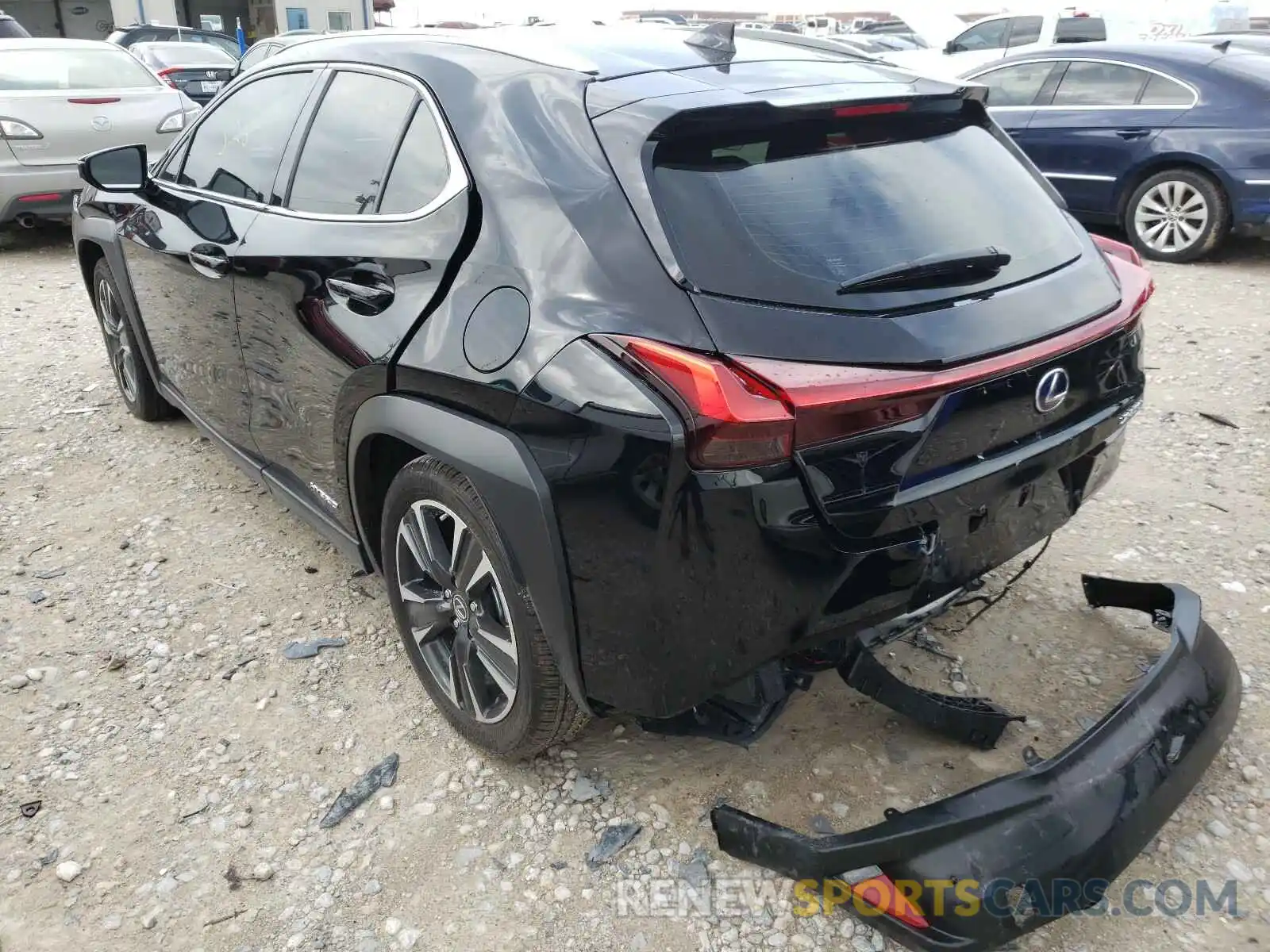 3 Photograph of a damaged car JTHP9JBH4L2028811 LEXUS UX 250H 2020